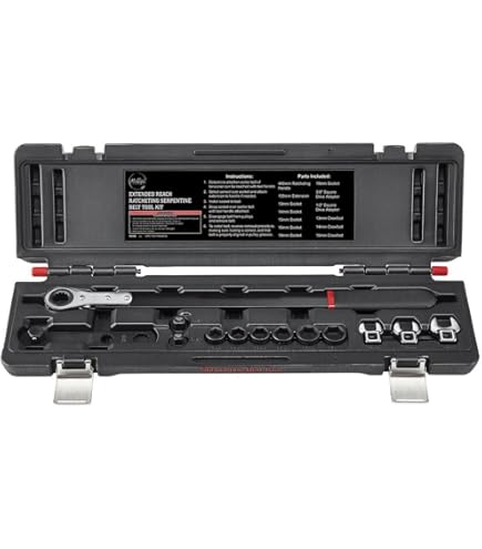 Amazon.com: Lisle 59650 Ratcheting Serpentine Kit, 11pc. : Automotive